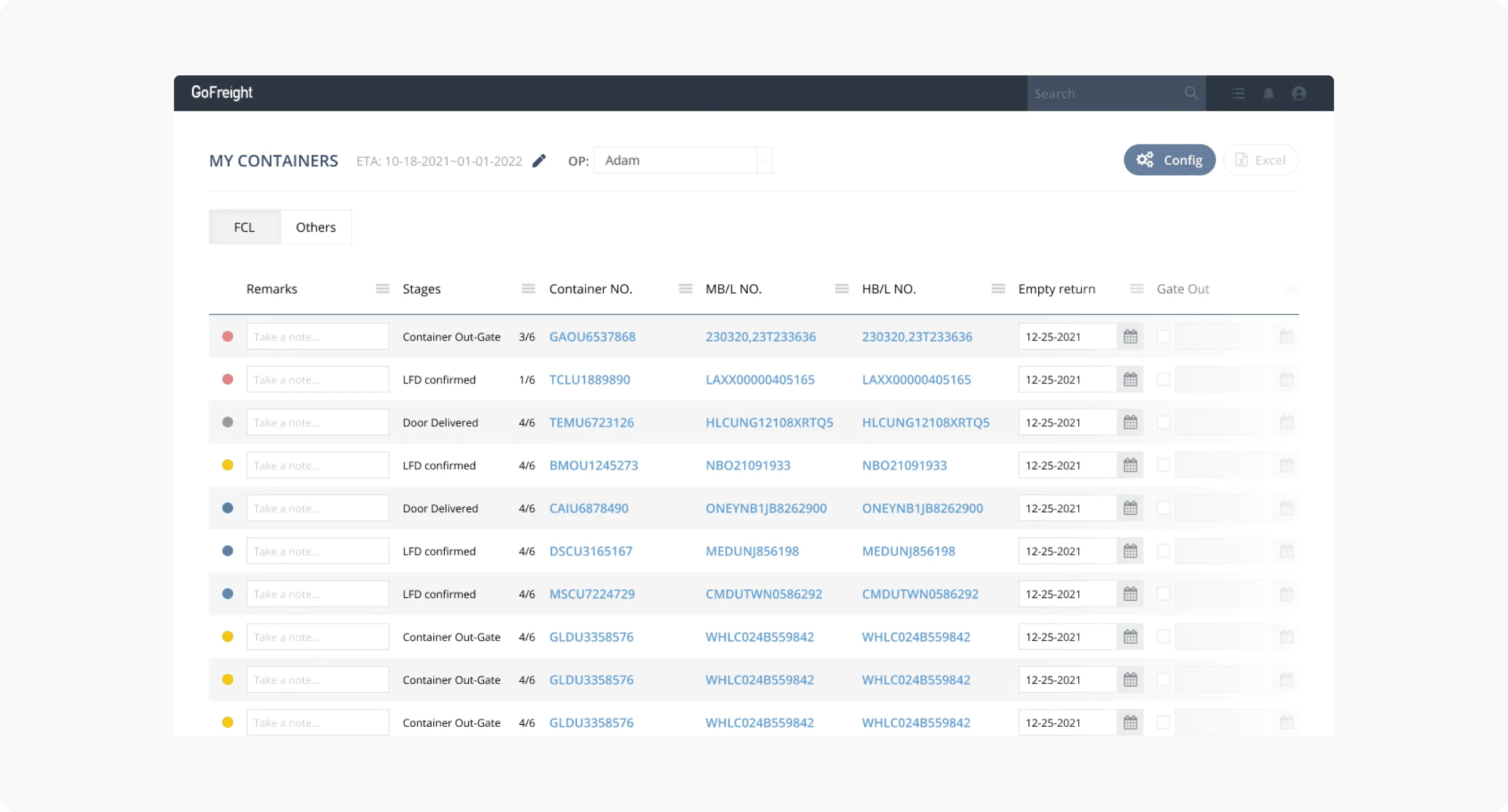 Cargo Tracking System Software